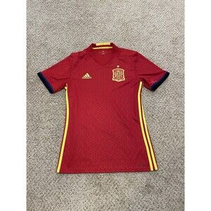 Adidas Spain National Team Football Soccer Jersey Women's Size Small